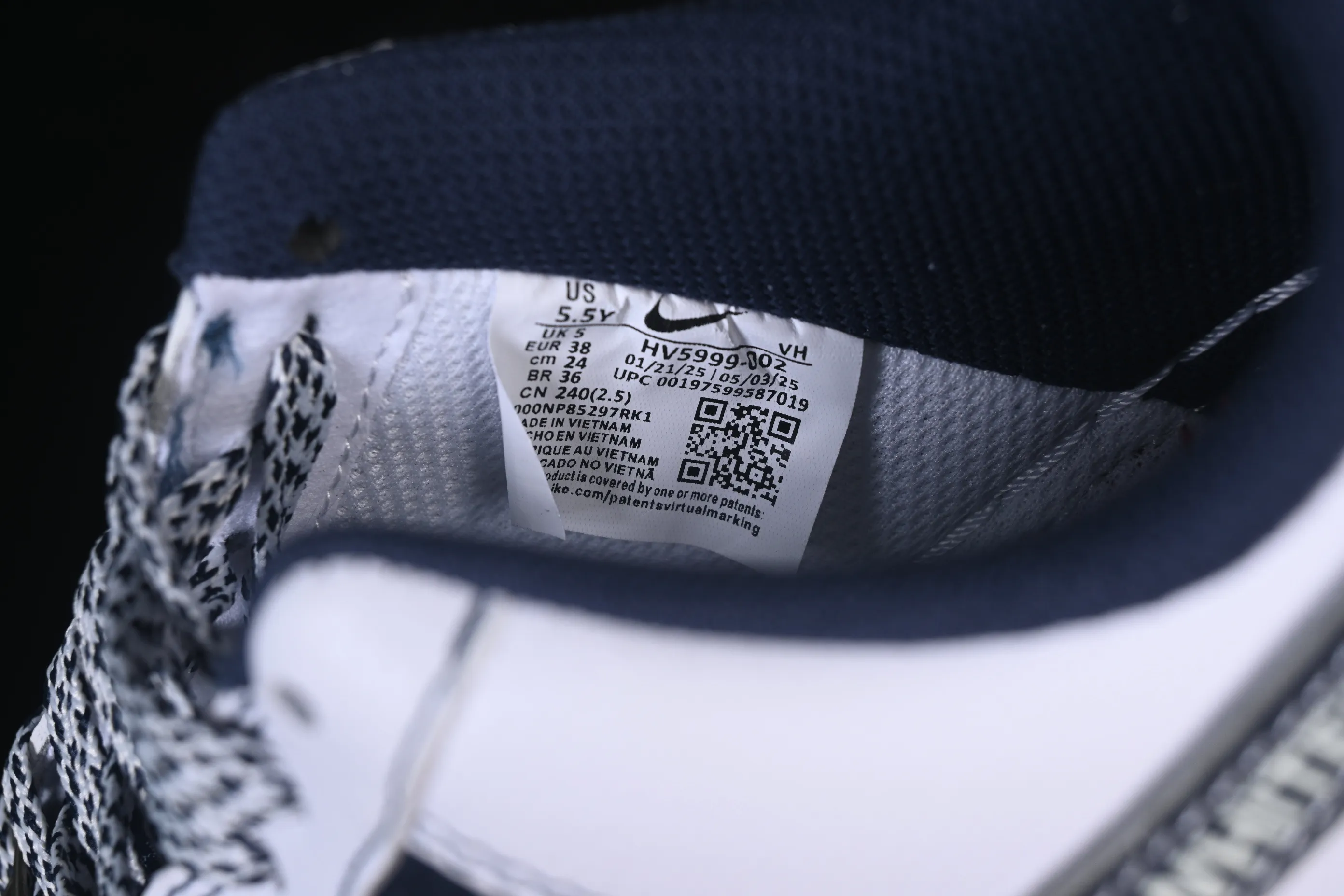 All Categories Nk Air Force 1 Air Force Series Nk Air Force 1 Low Air Force Low Nike Air Force 1'07 Low Joint Dark Blue Ghostface Air Force One Low Casual Shoes HV5999-002